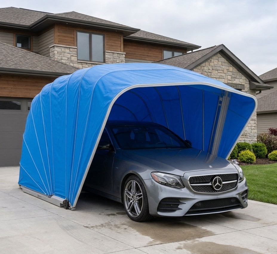 Gladwinrge InstaGarage — Portable Pop-Up Car Shelter (Waterproof, No Tools)
