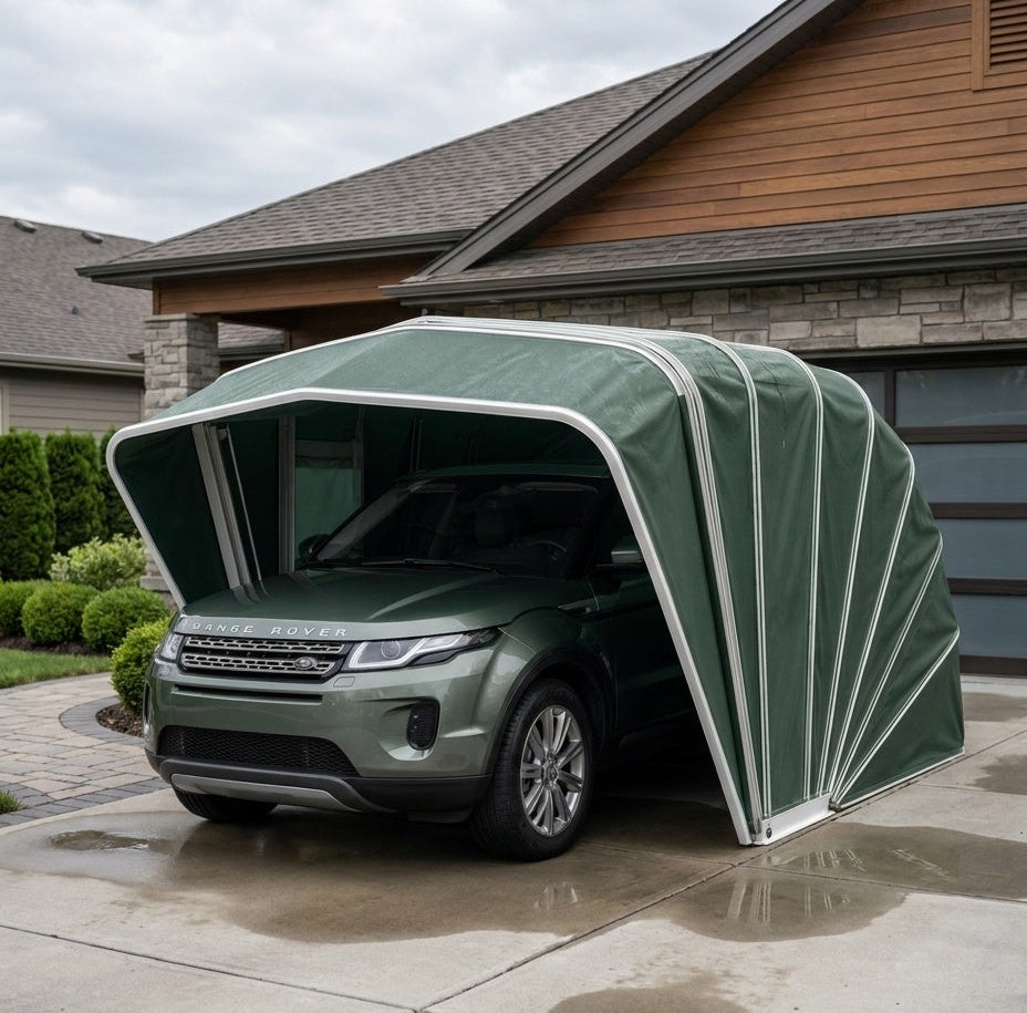 Gladwinrge InstaGarage — Portable Pop-Up Car Shelter (Waterproof, No Tools)